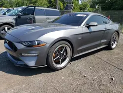 Salvage cars for sale at Marlboro, NY auction: 2022 Ford Mustang GT