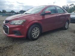 Salvage cars for sale at Riverview, FL auction: 2017 Chevrolet Sonic LT