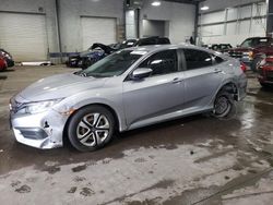 Honda salvage cars for sale: 2016 Honda Civic LX