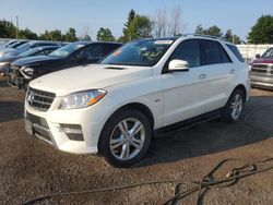 Mercedes-Benz m-Class salvage cars for sale: 2012 Mercedes-Benz ML 350 Bluetec