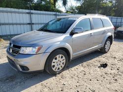 Salvage cars for sale at Hampton, VA auction: 2018 Dodge Journey SXT