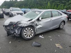 Salvage cars for sale at Exeter, RI auction: 2015 Toyota Camry LE