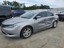 Salvage cars for sale at Spartanburg, SC auction: 2016 Chrysler 200 Limited