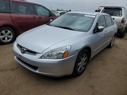 Honda Accord ex salvage cars for sale: 2003 Honda Accord EX