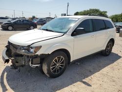 Salvage cars for sale at Oklahoma City, OK auction: 2018 Dodge Journey SE