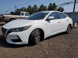 Nissan salvage cars for sale: 2021 Nissan Sentra SV