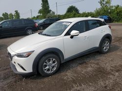 Salvage cars for sale from Copart Montreal Est, QC: 2019 Mazda CX-3 Touring