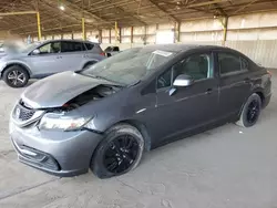 Salvage cars for sale at Phoenix, AZ auction: 2013 Honda Civic LX