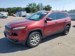 Jeep salvage cars for sale: 2015 Jeep Cherokee Limited