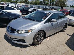 Salvage cars for sale at Bridgeton, MO auction: 2015 Honda Civic EX