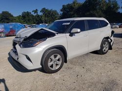 Salvage cars for sale at Ocala, FL auction: 2024 Toyota Highlander LE