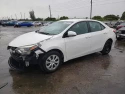 Toyota salvage cars for sale: 2016 Toyota Corolla L