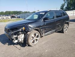 Vehiculos salvage en venta de Copart Dunn, NC: 2019 Jeep Cherokee Limited