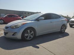 Salvage cars for sale at Wilmer, TX auction: 2012 Hyundai Elantra GLS