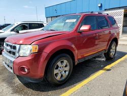 Ford salvage cars for sale: 2010 Ford Escape Limited