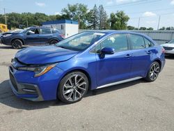 Salvage cars for sale at Ham Lake, MN auction: 2020 Toyota Corolla SE