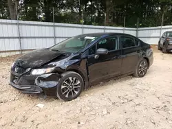 Salvage cars for sale at Austell, GA auction: 2015 Honda Civic EX