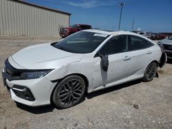 Salvage cars for sale at Temple, TX auction: 2020 Honda Civic SI