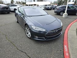 Salvage cars for sale at Martinez, CA auction: 2014 Tesla Model S