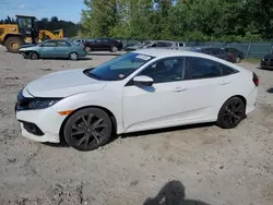 Salvage cars for sale at Candia, NH auction: 2019 Honda Civic Sport