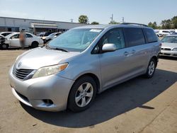 Salvage cars for sale at New Britain, CT auction: 2013 Toyota Sienna LE