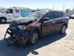 Salvage cars for sale at Sun Valley, CA auction: 2018 Toyota Rav4 Limited