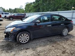 Salvage cars for sale at Lyman, ME auction: 2015 Nissan Sentra S