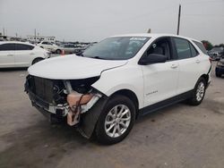 Salvage cars for sale at Grand Prairie, TX auction: 2019 Chevrolet Equinox LS