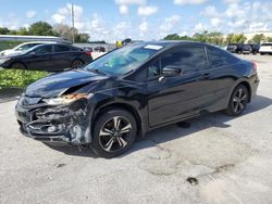 Salvage cars for sale at Orlando, FL auction: 2014 Honda Civic EX