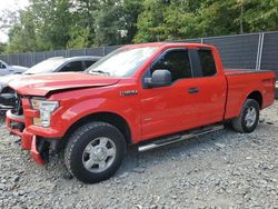 Ford salvage cars for sale: 2017 Ford F150 Super Cab