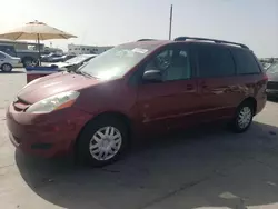 Salvage cars for sale at Grand Prairie, TX auction: 2008 Toyota Sienna CE