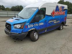 Salvage trucks for sale at Shreveport, LA auction: 2019 Ford Transit T-250