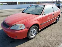 Salvage cars for sale at Van Nuys, CA auction: 1997 Honda Civic CX