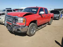 Salvage trucks for sale at Brighton, CO auction: 2011 GMC Sierra K1500 SLE