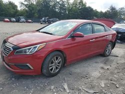 Salvage cars for sale from Copart Madisonville, TN: 2017 Hyundai Sonata SE