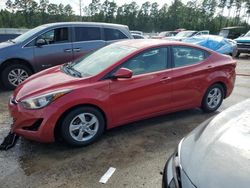 Salvage cars for sale at Harleyville, SC auction: 2014 Hyundai Elantra SE