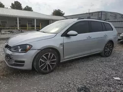 Volkswagen salvage cars for sale: 2016 Volkswagen Golf Sportwagen S