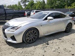 Salvage cars for sale at Waldorf, MD auction: 2015 Lexus RC-F