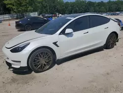 Salvage cars for sale at Knightdale, NC auction: 2021 Tesla Model 3