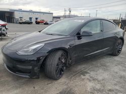 Salvage cars for sale at Sun Valley, CA auction: 2023 Tesla Model 3