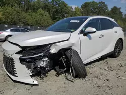 Salvage cars for sale at Waldorf, MD auction: 2023 Lexus RX 350H Base