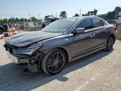 Salvage cars for sale at Bridgeton, MO auction: 2019 Acura ILX Premium A-Spec