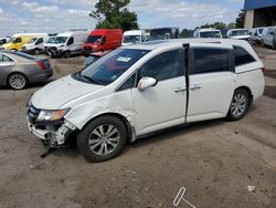 2016 Honda Odyssey EXL en venta en Woodhaven, MI