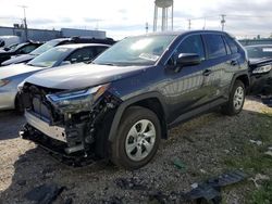 Salvage cars for sale at Dyer, IN auction: 2023 Toyota Rav4 LE