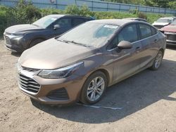 Chevrolet salvage cars for sale: 2019 Chevrolet Cruze LT