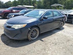 Salvage cars for sale at Savannah, GA auction: 2012 Toyota Camry Base