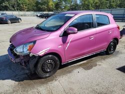 Salvage cars for sale from Copart Ellwood City, PA: 2015 Mitsubishi Mirage DE