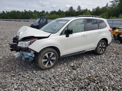 Salvage cars for sale at Windham, ME auction: 2018 Subaru Forester 2.5I Premium