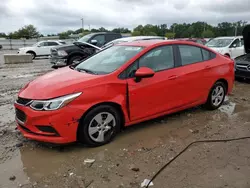 Chevrolet Cruze salvage cars for sale: 2017 Chevrolet Cruze LS