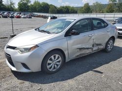 Toyota Vehiculos salvage en venta: 2015 Toyota Corolla L